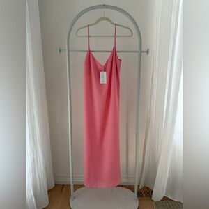 BRAND NEW 12 Storeez Slip Dress in Pink with Adjustable Straps